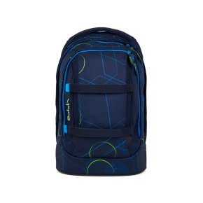Satch Pack Schulrucksack blue tech